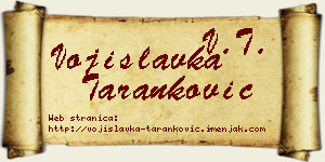 Vojislavka Taranković vizit kartica
